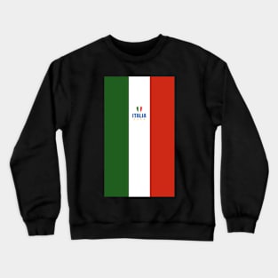 Italia - Italian tricolor Crewneck Sweatshirt
